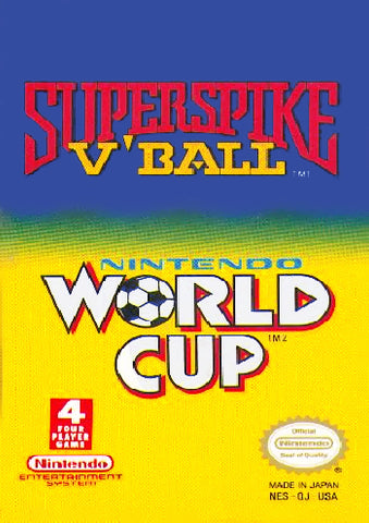 Super Spike V'Ball & Nintendo World Cup - NES (Pre-owned)