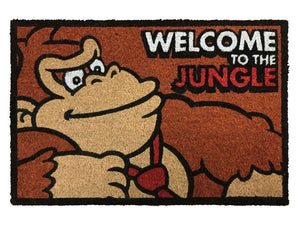 Donkey Kong Welcome to the Jungle Coir Non-Skid Back Door Mat [Pyramid]