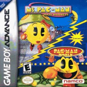 Ms. Pac-Man Maze Madness Pac-Man World - GBA (Pre-owned)