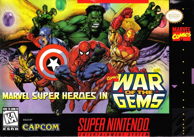 Marvel Super Heroes in War of the Gems - SNES (Pre-owned)