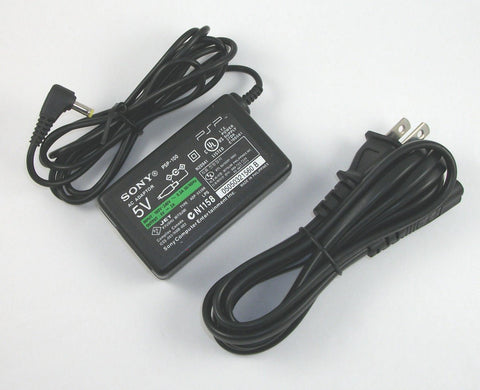 Official PSP Playstation Portable AC Adapter + Power Cable Used