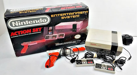 Nintendo NES System Console Action Set in Box