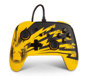 Power A Pokemon Enhanced Wired Controller for Nintendo Switch Pikachu Lightning