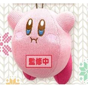 Kirby of the Stars Amiami Knitted Style Flying Kirby 4″ Dangler Plush [SK Japan]