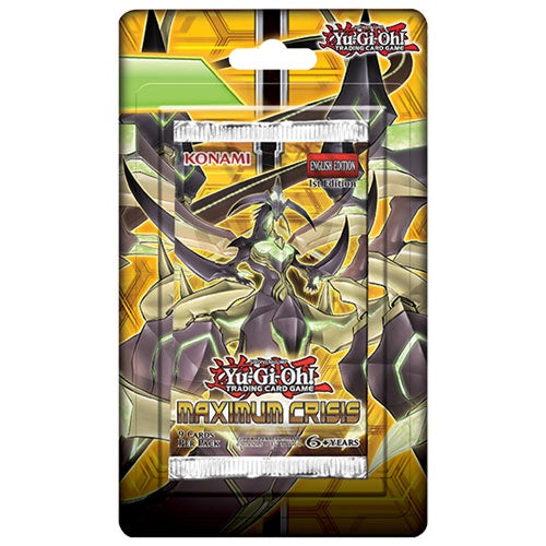 maximum crisis booster box Yu-Gi-Oh! Maximum Crisis 1st Edition Blister Pack – A & C Games