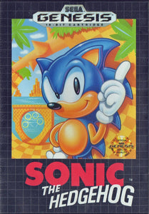 Sonic the Hedgehog (Black Label US Retail Version) - Genesis (Pre-owned)