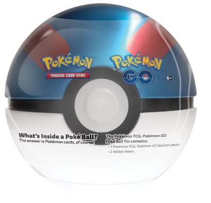 Pokemon Poke Ball Tin - Pokemon Go - Great Ball