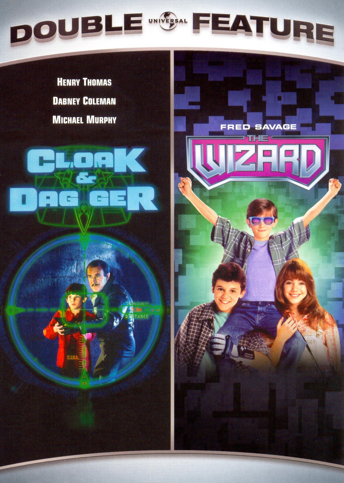The Wizard/Cloak & Dagger Double Feature DVD