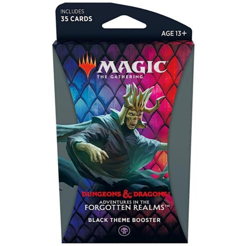 MTG Dungeons & Dragons: Adventures in the Forgotten Realms Theme Booster Pack - Black