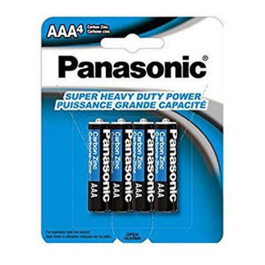 Panasonic Super Heavy Duty Power AAA Batteries - 4 Pack