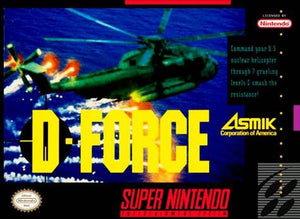 D-Force - SNES (Pre-owned)