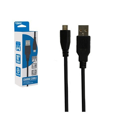 PS4 USB CTRL CHARGE CBL 10FT [KMD]