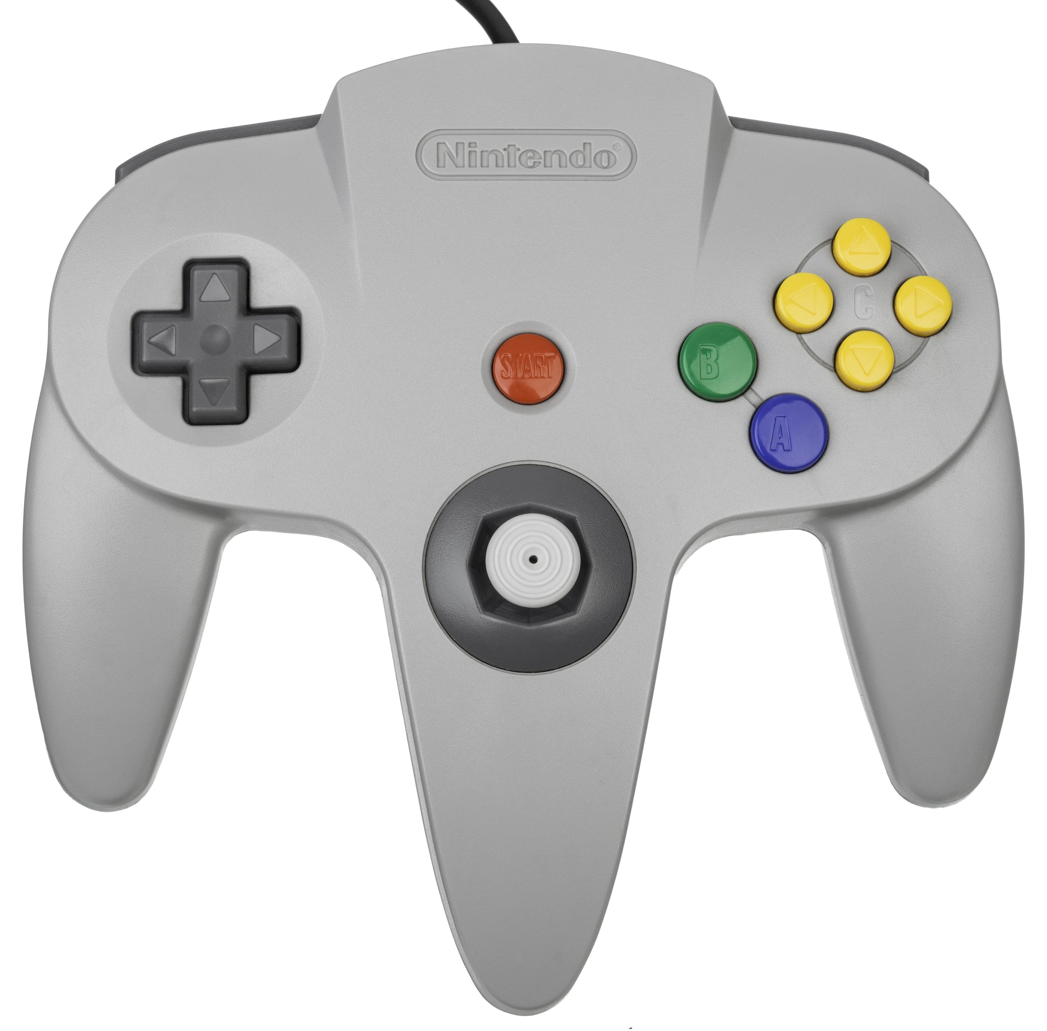 Nintendo 64 Controller Gray Grey Official N64