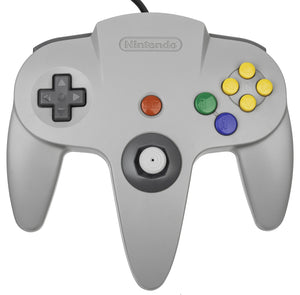 Nintendo 64 Controller Gray Grey Official N64