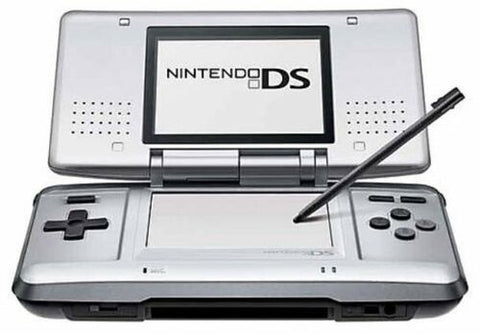 Nintendo DS Titanium Silver System Original Console (Comes External Stylus That Doesn't Go Into System)