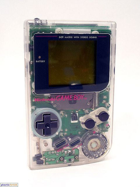 Original Clear Game Boy Play it Loud DMG-01 System Console