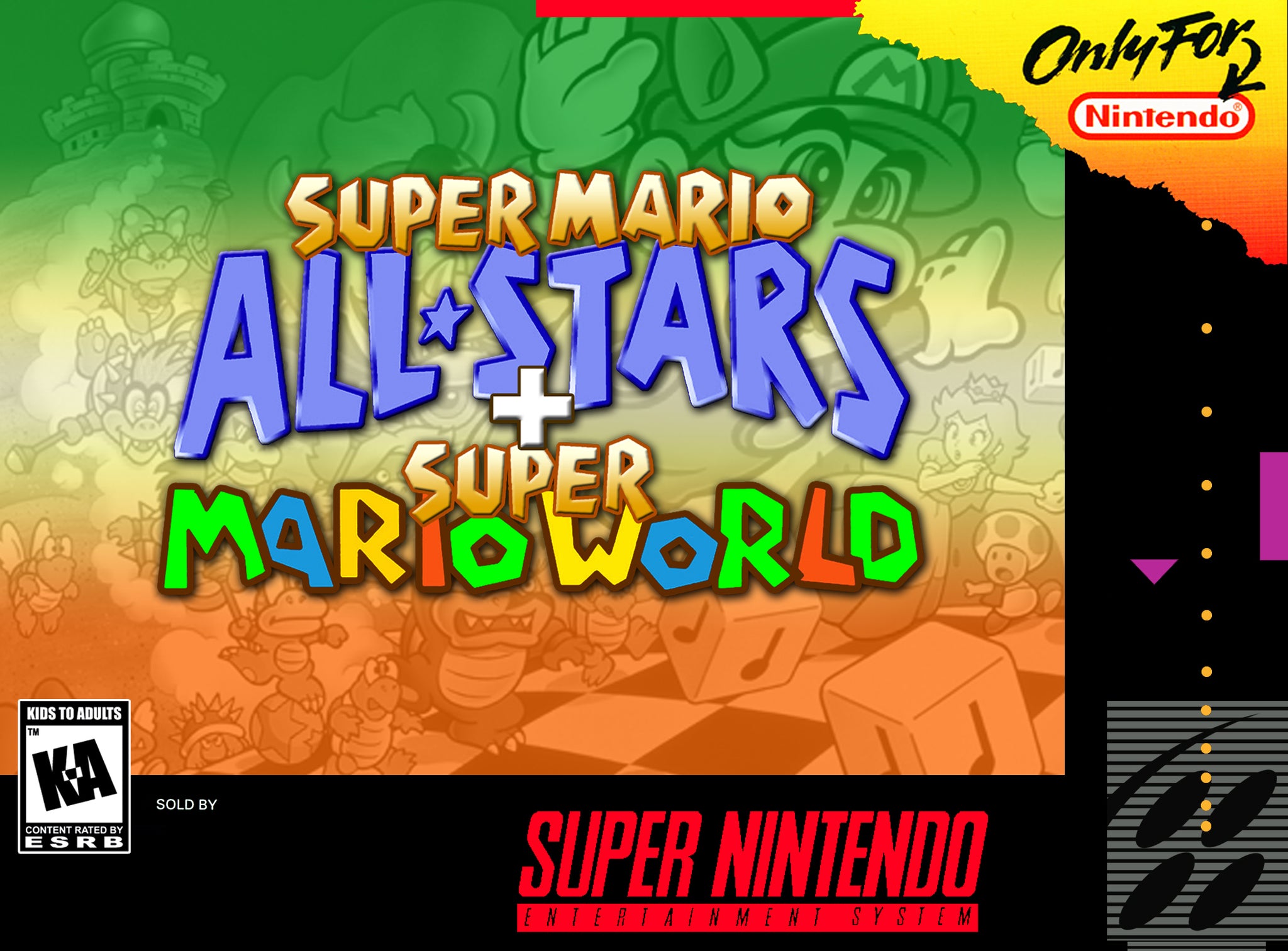 Super Mario All-stars and Super Mario World - SNES (Pre-owned)