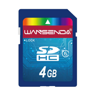 4GB SD Card 4 GB Digital Memory Card (Wansenda)