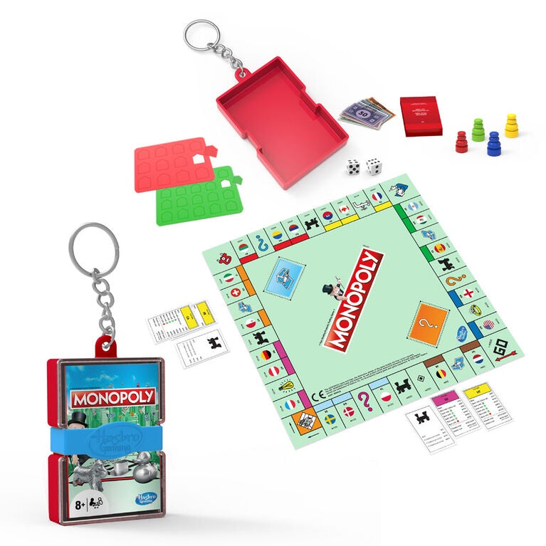 Hasbro Gaming - Keychain Games - Classic Monopoly