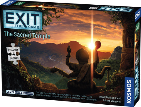 Exit the Game: The Sacred Temple (With Puzzle)