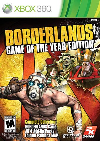 Borderlands Game of the Year Edition - Xbox 360 (Pre-owned)