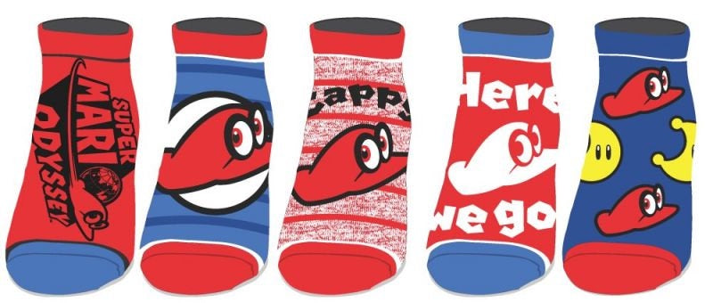 Mario Odyssey Ankle Socks
