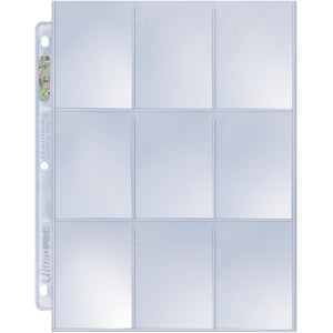 Ultra Pro - 9 Pocket Binder Single Page - Clear