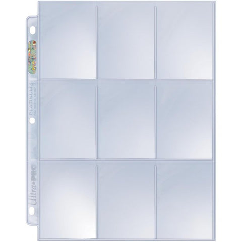 Ultra Pro - 9 Pocket Binder Single Page - Clear