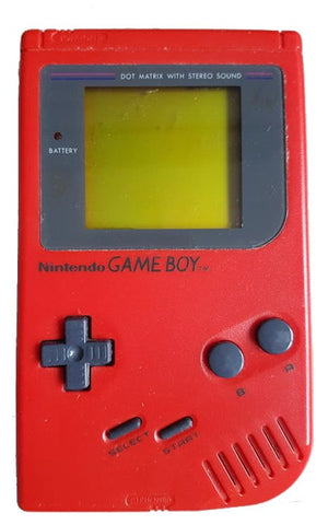 Original Red Game Boy Play it Loud DMG-01 System Console