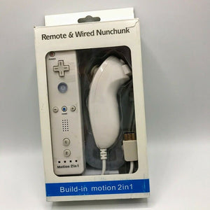 Remote & Wired Nunchunk (White)