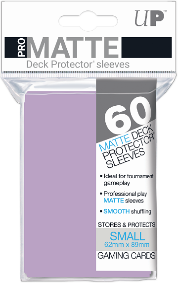 Ultra Pro Small Card Pro Matte Deck Protector Sleeves 60ct - Lilac