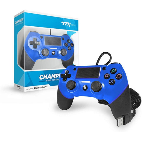 Blue Champion Wired PS4 Controller [TTX]
