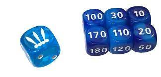 Rapid Strike Urshifu Pokemon Pokemon Battle Styles Dice and Damage Counters Only - Blue