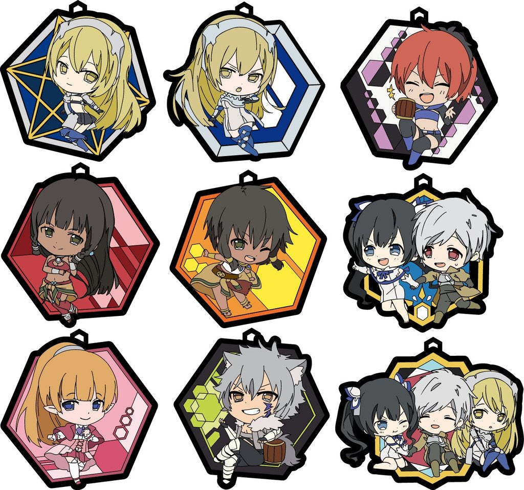 SWORD ORATORIA Is It Wrong to Try to Pick Up Girls in a Dungeon? On the Side Genco Rubber Strap Collection with lucky item (1 Random Blind Box)