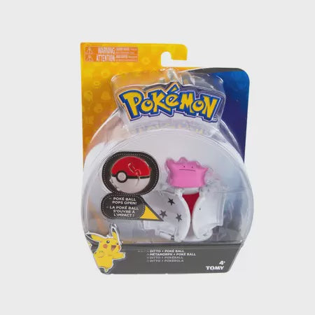 Pokemon Thow n Pop - Ditto + Poke Ball