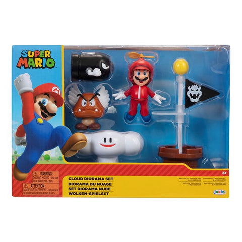 Super Mario - Cloud Diorama Set [Jakks Pacific]