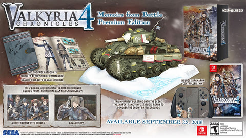 Valkyria Chronicles 4 Premium Edition (Seal Not Mint) - PS4