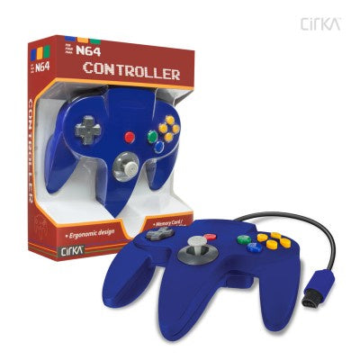 N64 Cirka Controller Blue