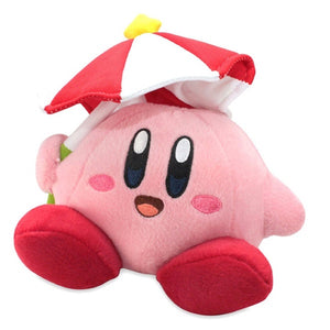 Kirby’s Adventure Parasol Kirby 6″ Plush Toy [Little Buddy]