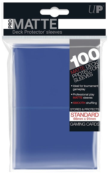 Ultra Pro Standard Size Deck Protector Card Sleeves Pro-Matte 100ct - Blue