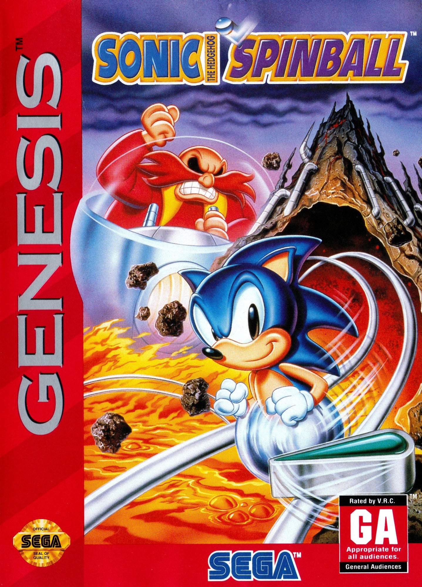 Sonic Spinball - Genesis (Pre-owned)