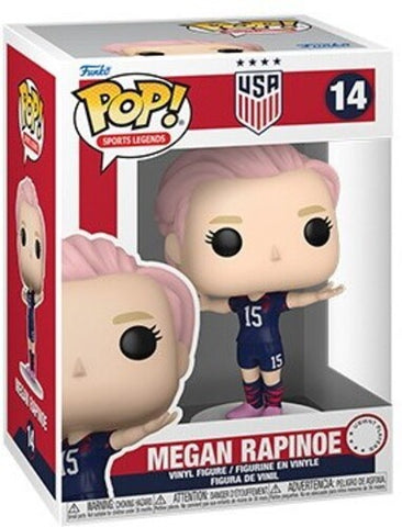 Funko POP! Sports Legends: US Women's National Team Blue Jersey - Megan Rapinoe #14 Vinyl Figure