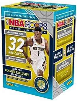 2019-20 Panini NBA Hoops Premium Stock Basketball Trading Card Blaster Box