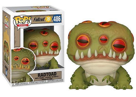 Funko POP! Games: Fallout 76 - Radtoad #486 Vinyl Figure (Box Wear)