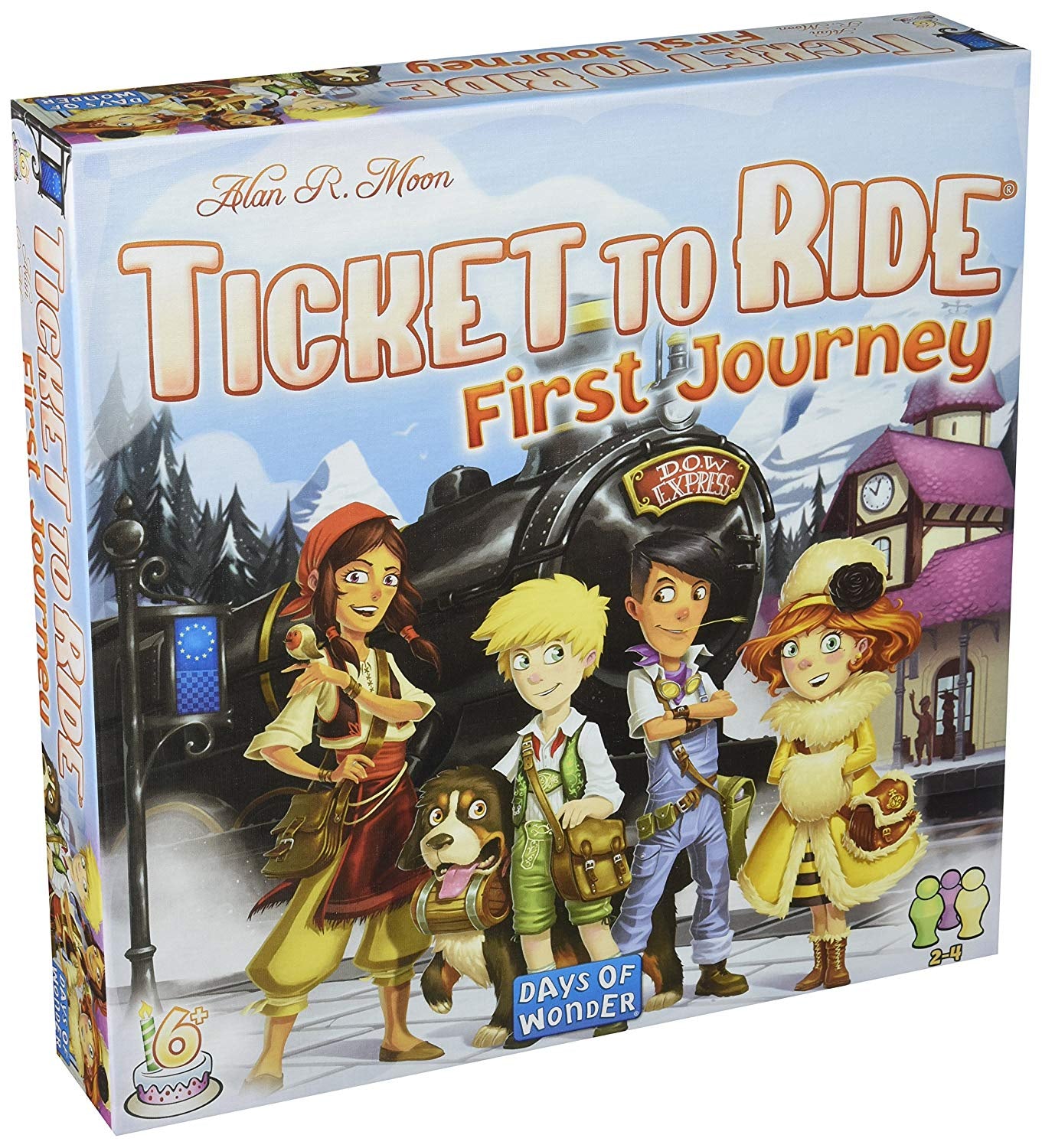 Ticket To Ride First Journey - Europe Map