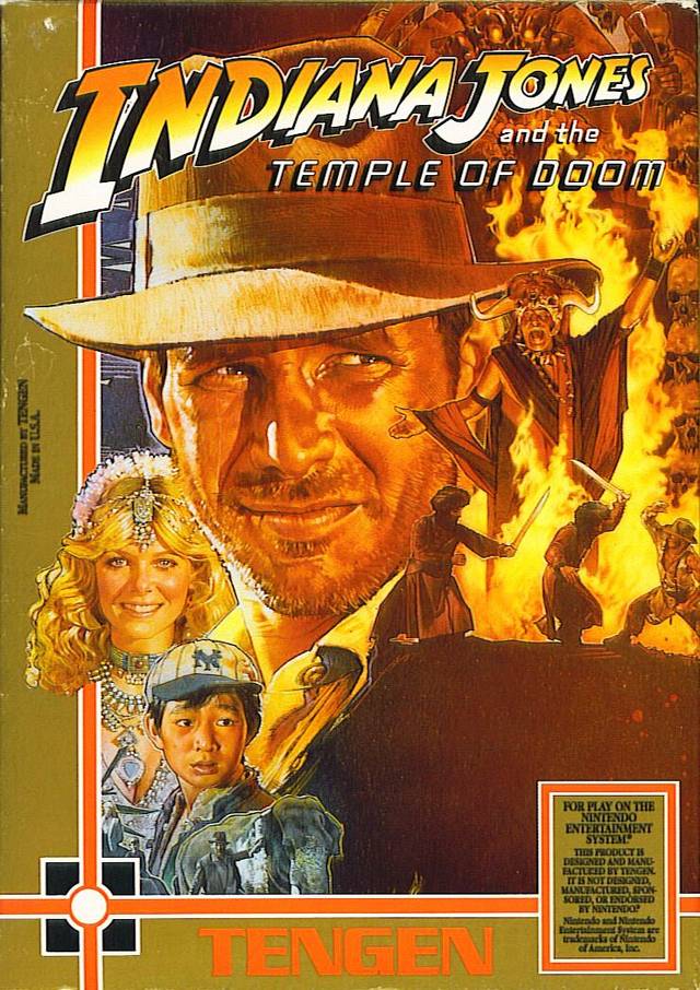 Indiana Jones and the Temple of Doom (Tengen) - NES (Pre-owned)