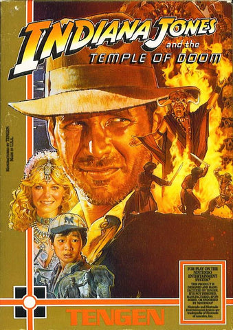 Indiana Jones and the Temple of Doom (Tengen) - NES (Pre-owned)