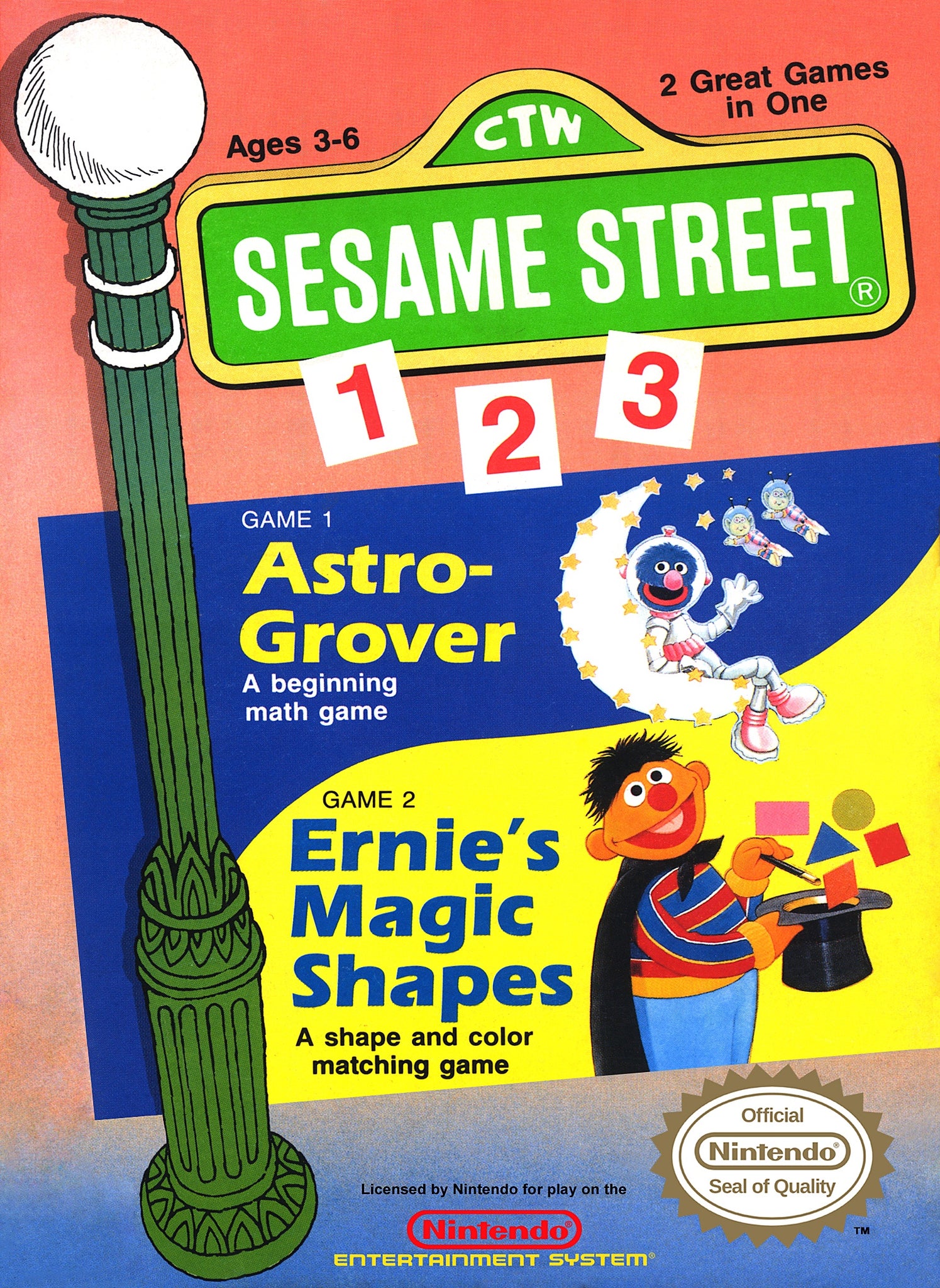 Sesame Street 123 - NES (Pre-owned)