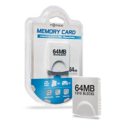 Wii/GC Tomee 64MB Memory Card (1019 Blocks)