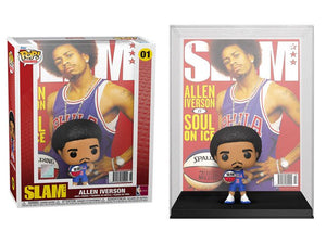 Funko POP! Magazine Covers:  NBA Slam - Allen Iverson (Philadelphia 76ers Purple PHILA Jersey)